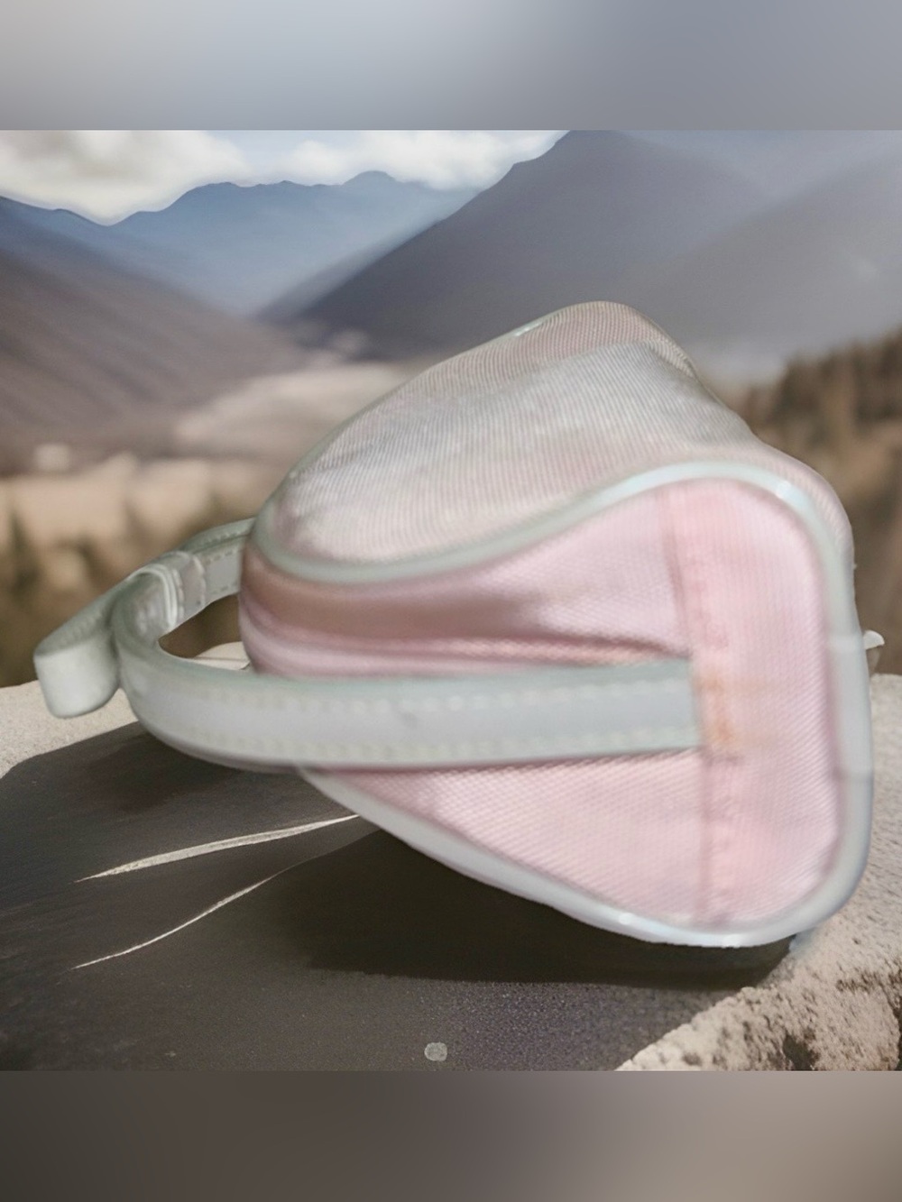 Christian Dior Pink/White Nylon #2 Trousse with Patent Bow Detail - Picture 6 of 10